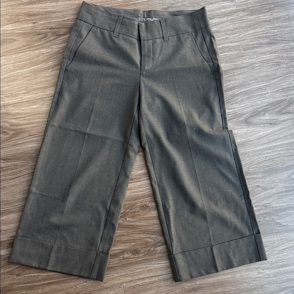 Billy Blues Wide Leg Cropped Trousers